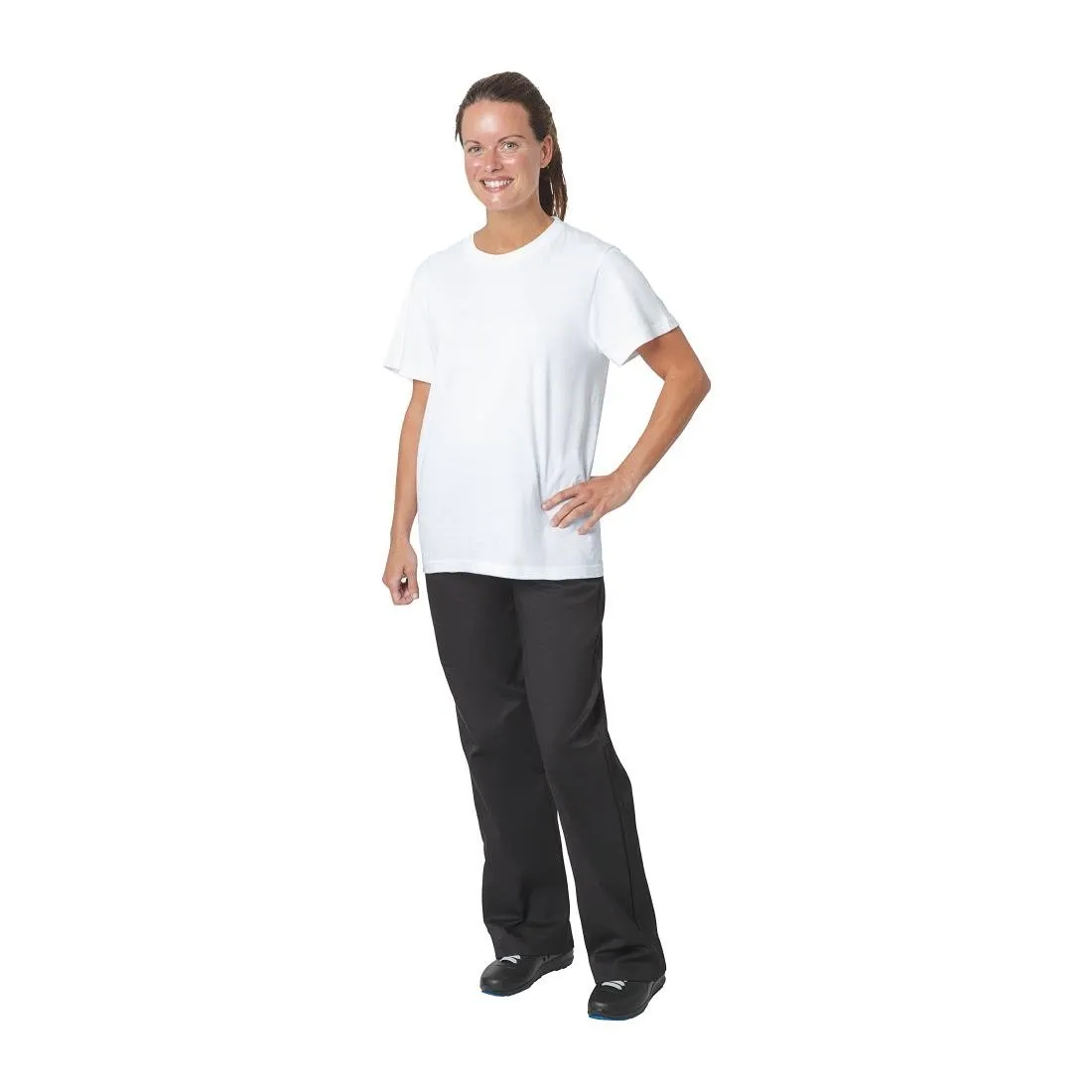 A103-L Unisex Chef T-Shirt White L