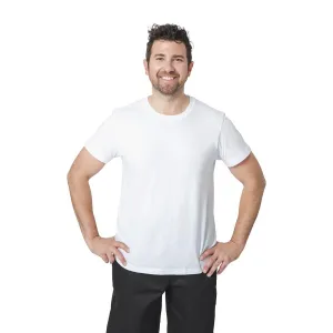 A103-L Unisex Chef T-Shirt White L