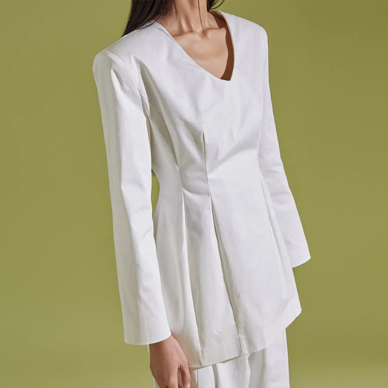 B2935 Open Back Blouse