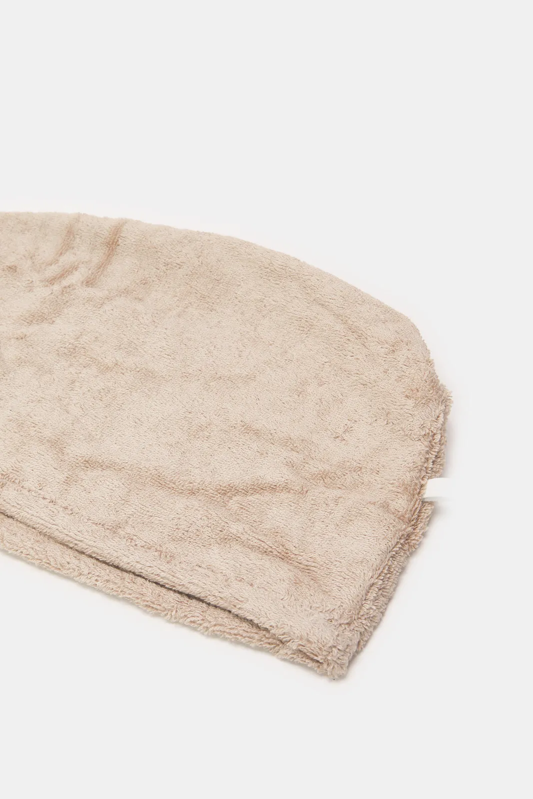 Beige Cotton Hair Wrap