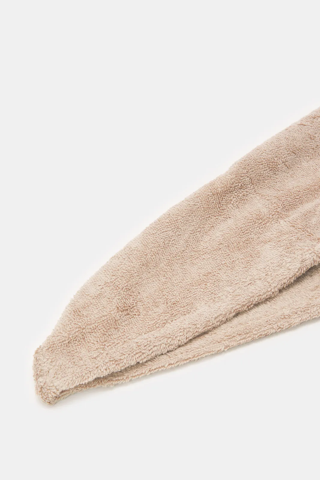 Beige Cotton Hair Wrap