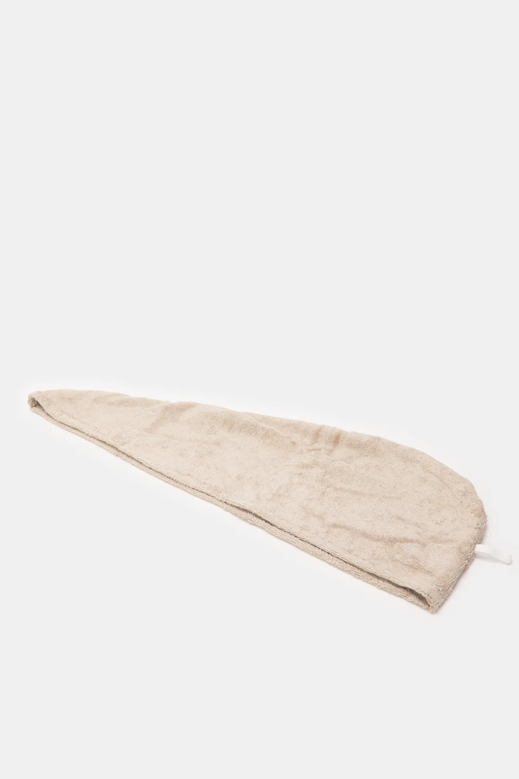 Beige Cotton Hair Wrap