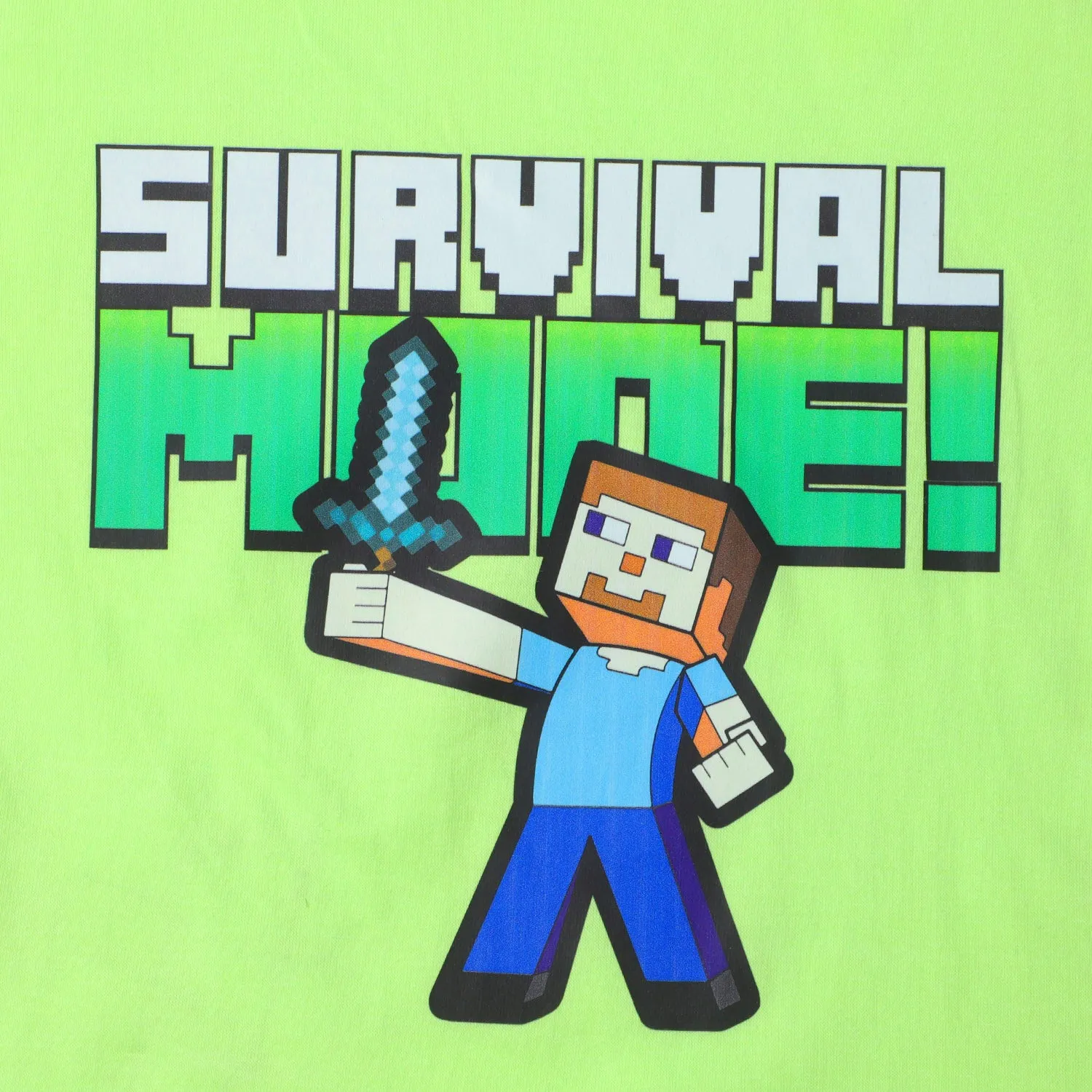 Boys Cotton T-Shirt Survival - Green