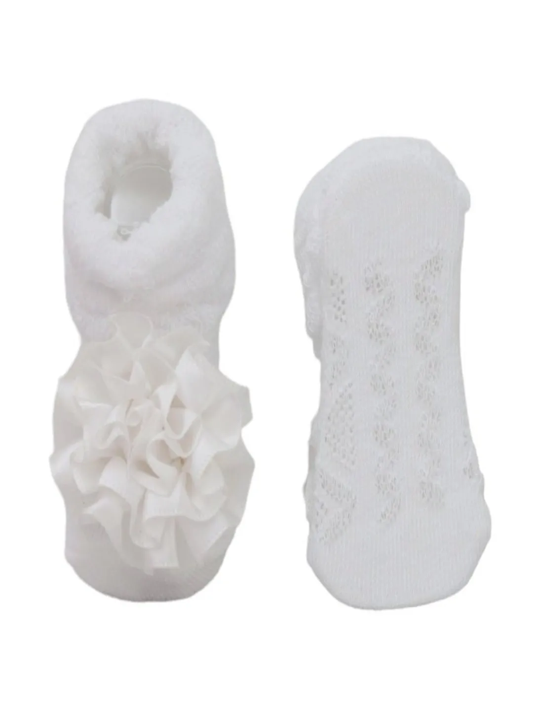 Charming Petals and Bows Baby Girl Socks Set