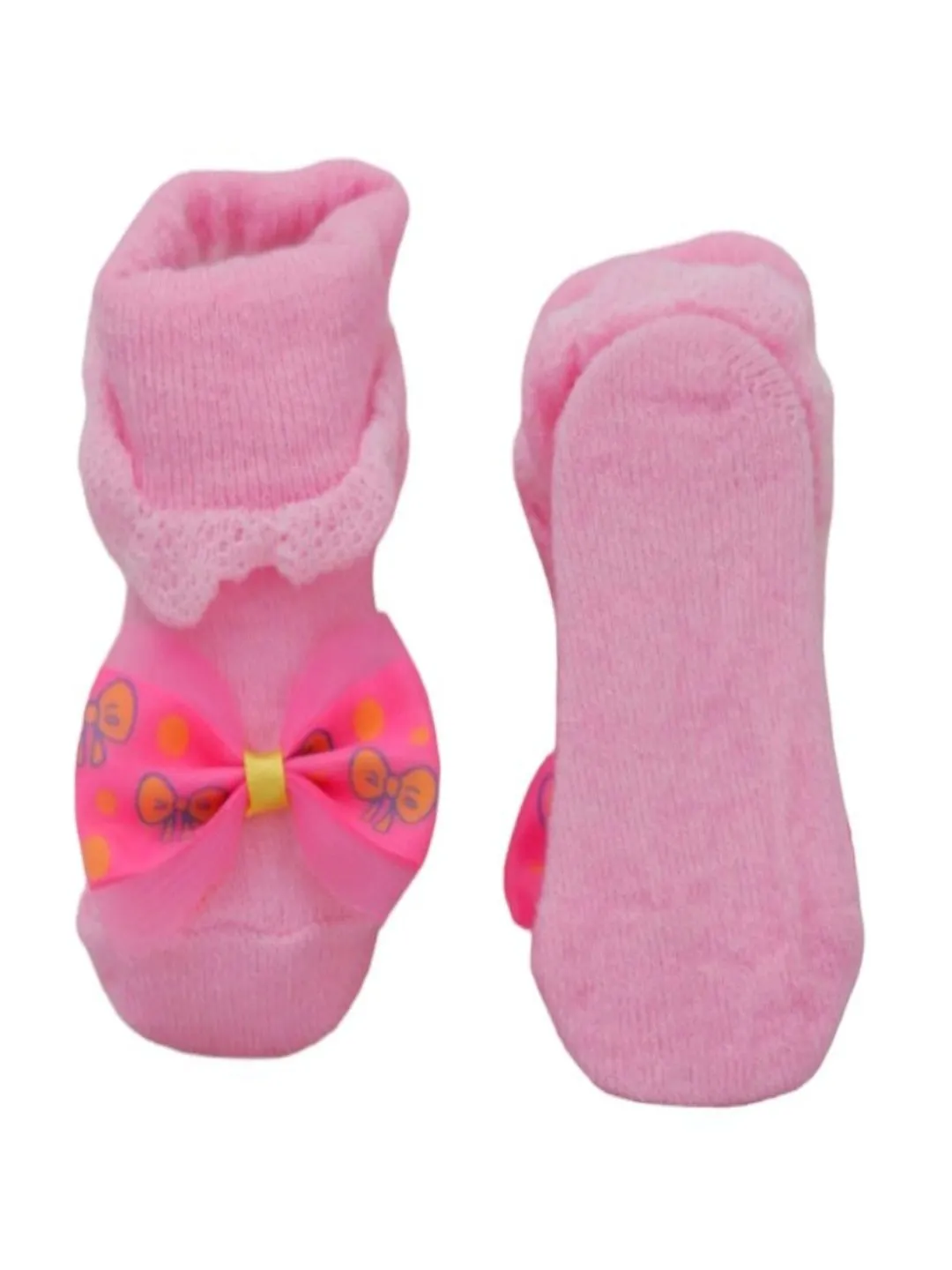 Charming Petals and Bows Baby Girl Socks Set