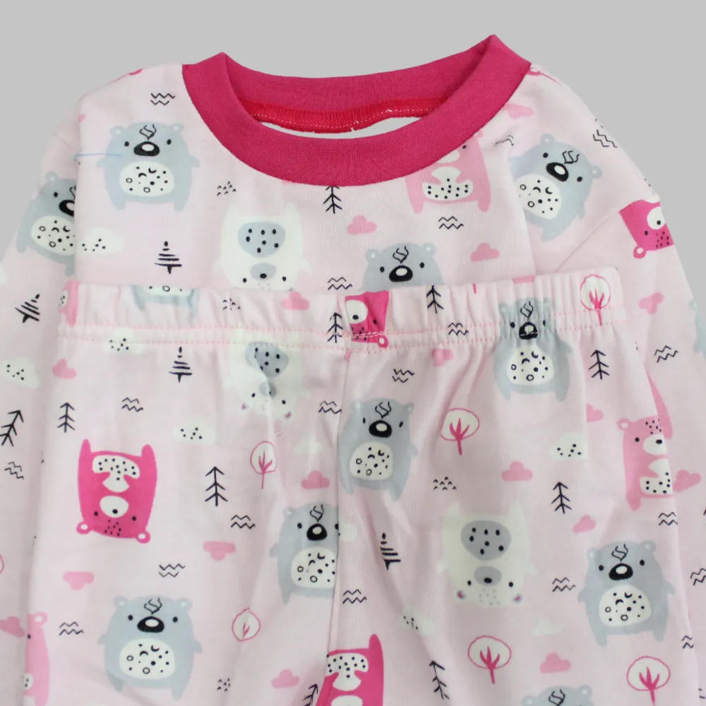 Colorful Bears Long-Sleeved Pajama