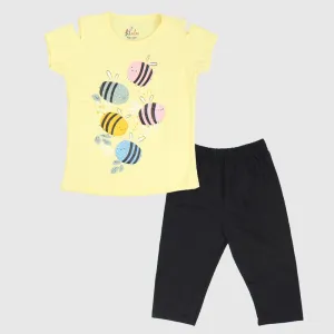 Colorful Bees Short-Sleeved Pajama