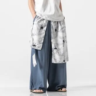 Crane Loose Wide Leg Pants