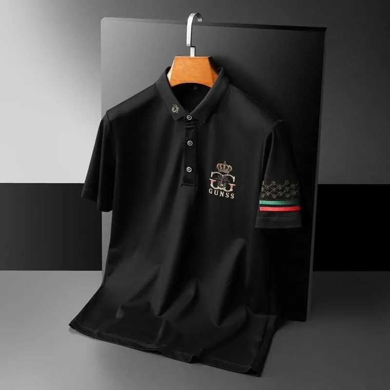 Crown Gunss Embroidery Polo Shirts