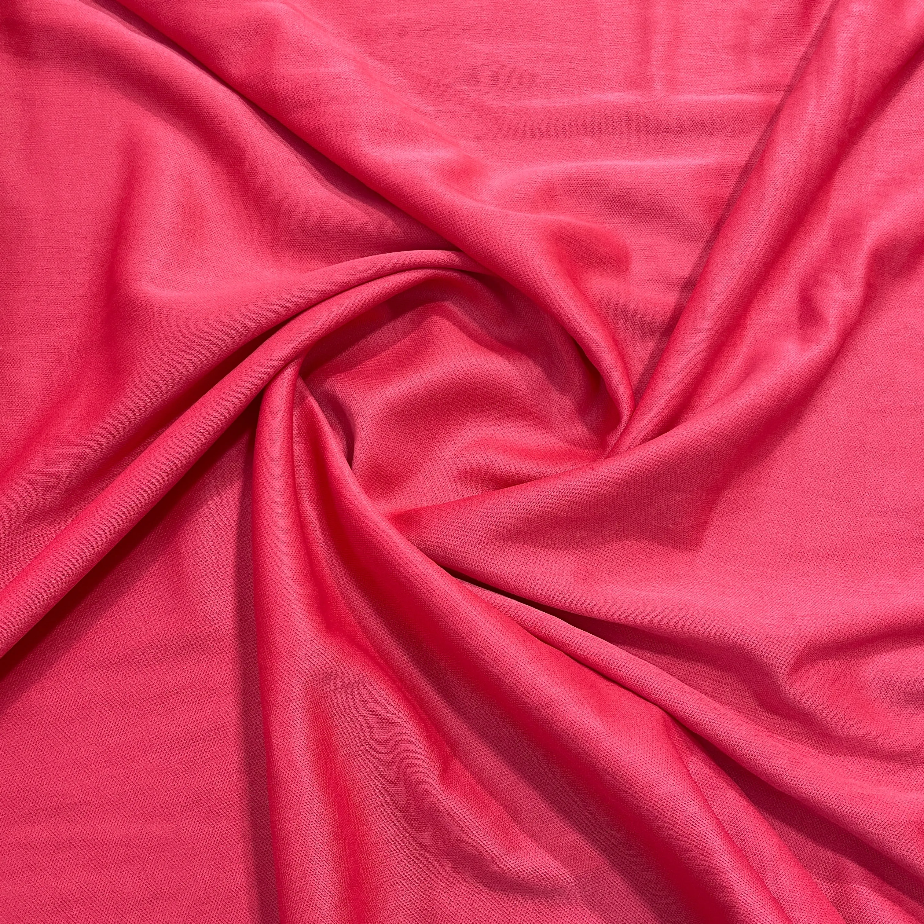 Dark Hot Pink Solid Lycra Dyed Fabric