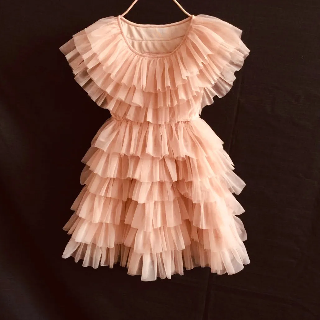 DOLLY DELICIOUS CAKE DRESS ballet pink