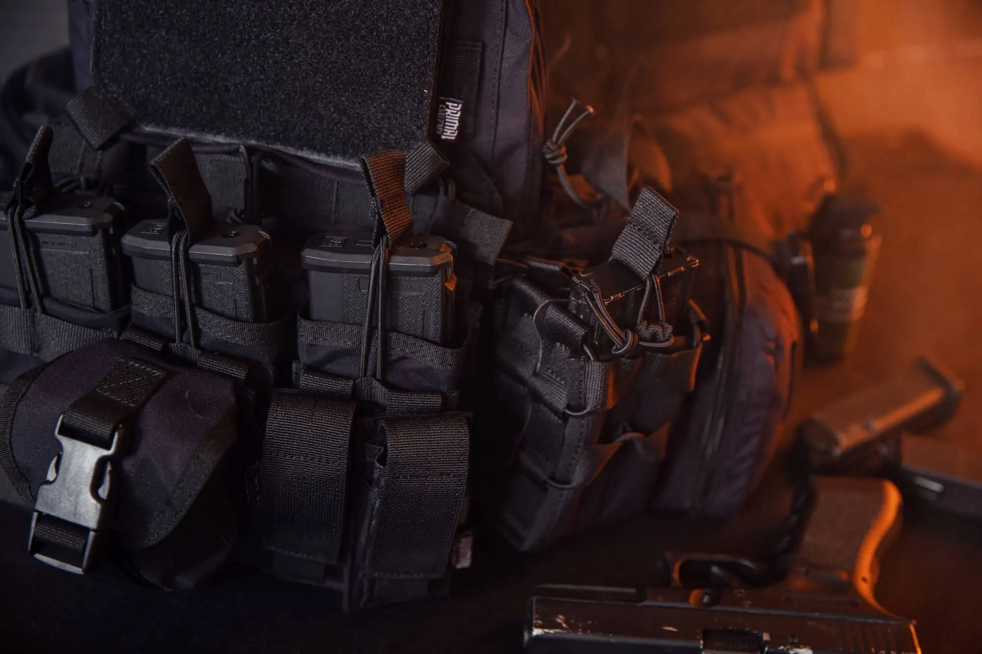 Double carbine magazine pouch Ridae - Black