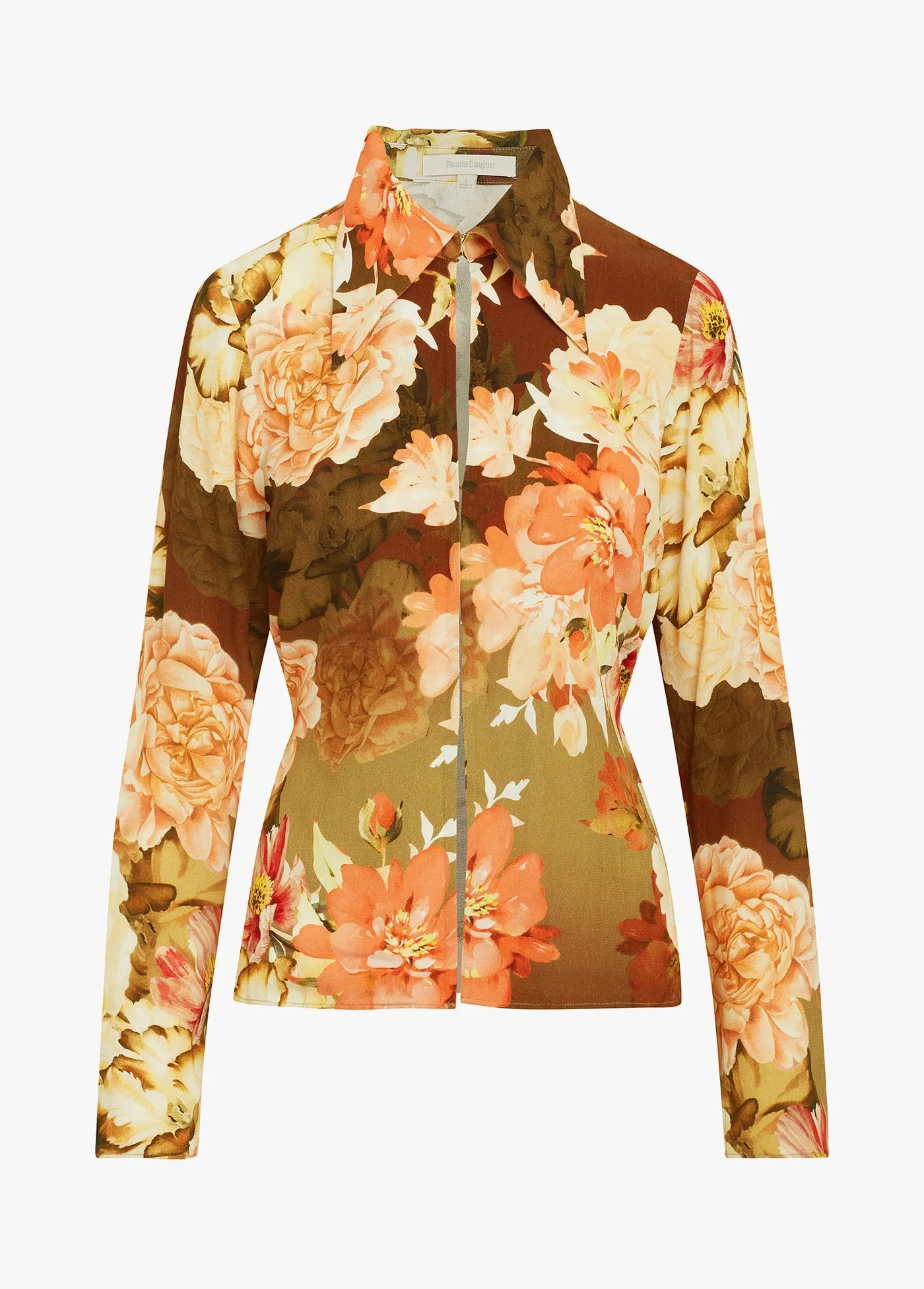 Favorite Daughter The Jane Shirt in Sienna