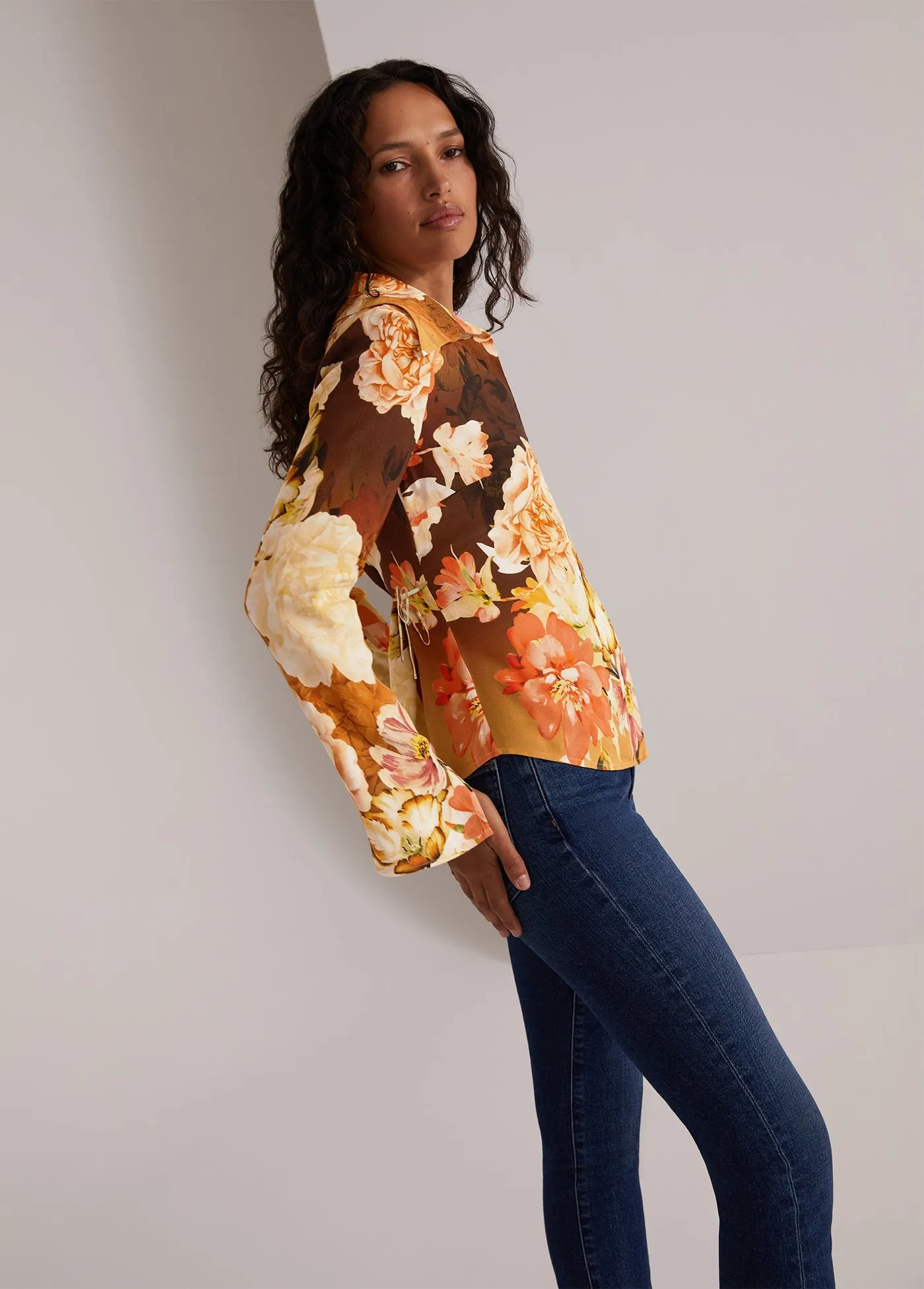 Favorite Daughter The Jane Shirt in Sienna