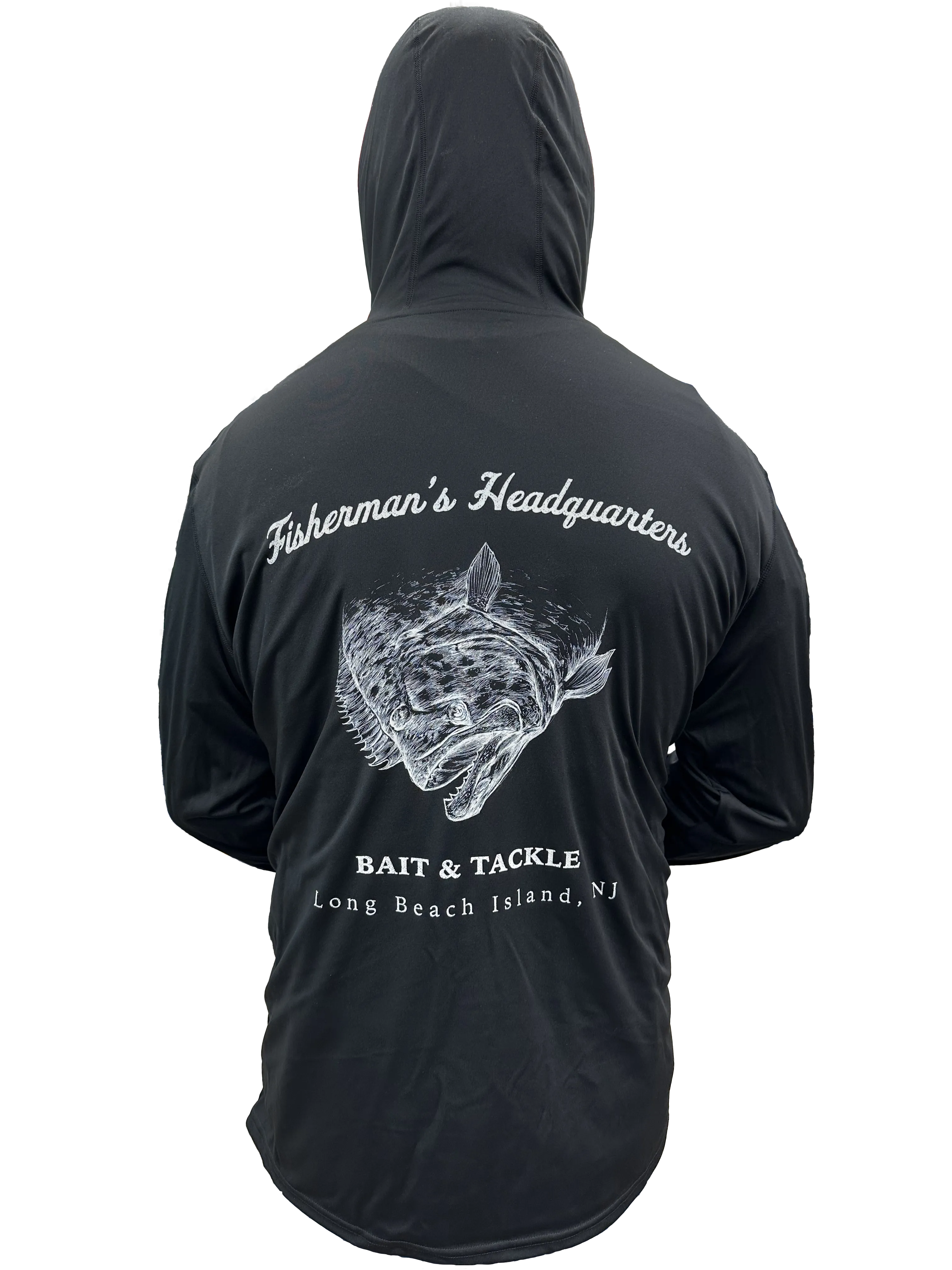 Fish Heads Performance Long Sleeve Hooded Fluke Shirt