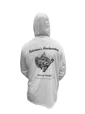 Fish Heads Performance Long Sleeve Hooded Fluke Shirt