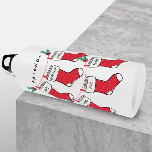 Friends Socks Sipper Bottle - Aluminium White 750 ml