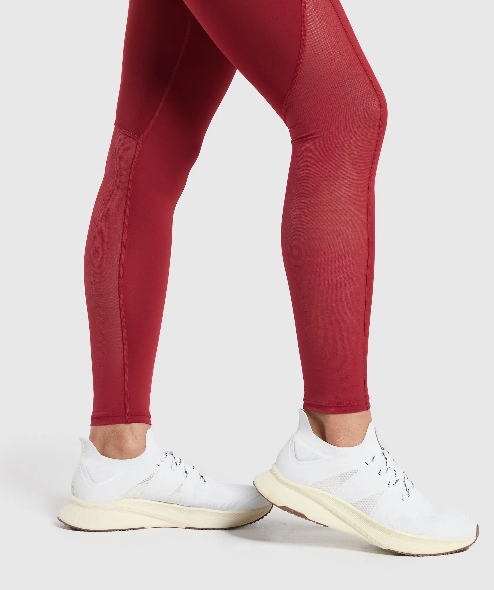 Gymshark Everyday Mesh Leggings - Reps Red