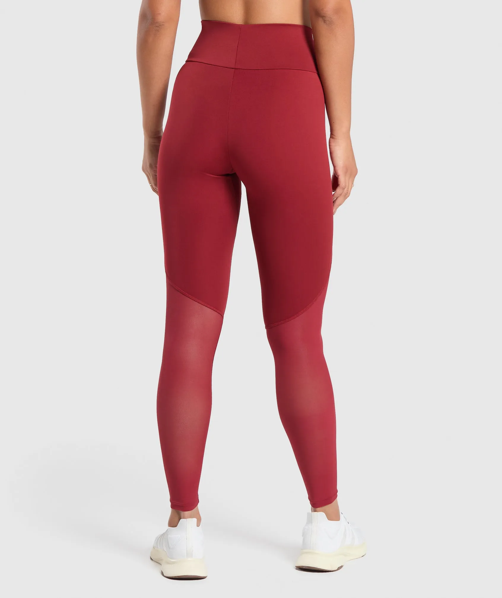 Gymshark Everyday Mesh Leggings - Reps Red