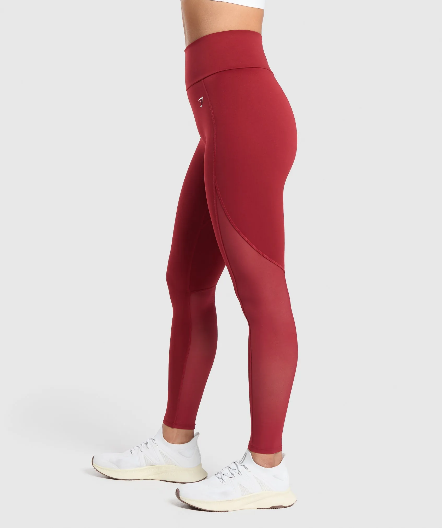 Gymshark Everyday Mesh Leggings - Reps Red