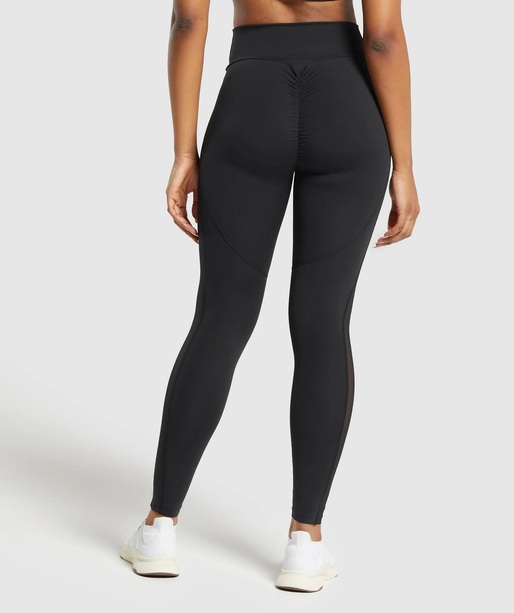 Gymshark Mesh Placement Leggings - Black