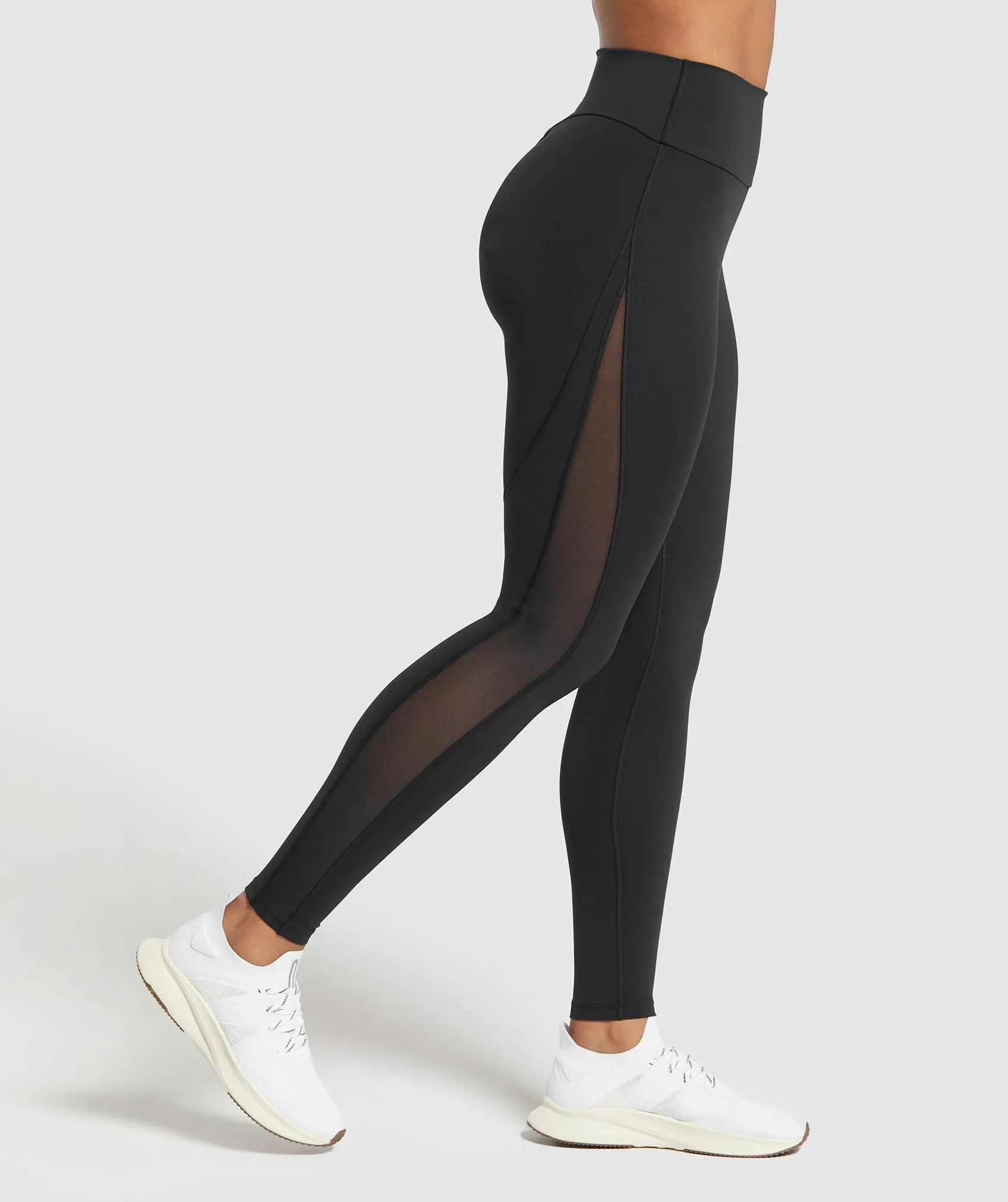 Gymshark Mesh Placement Leggings - Black