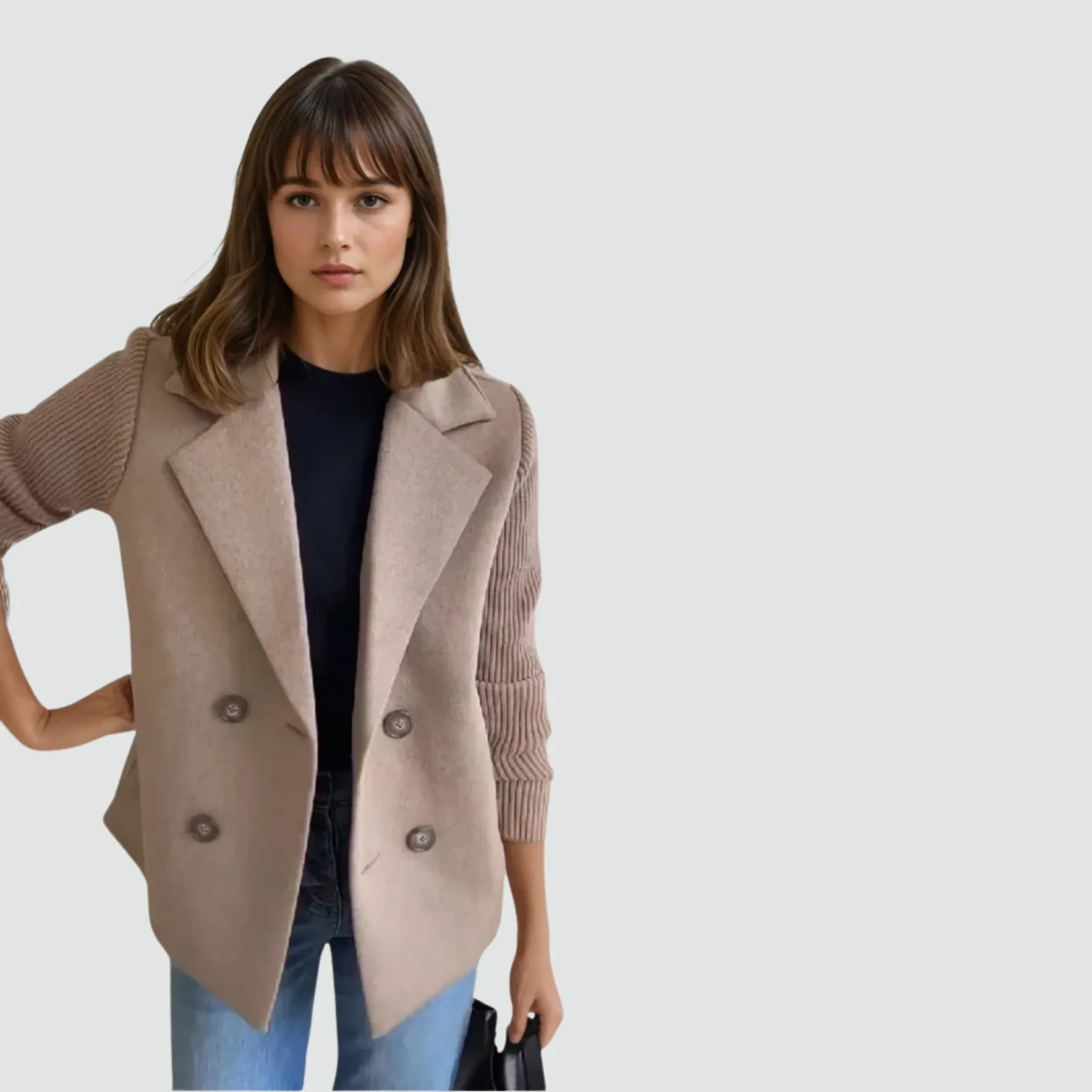 Helen - Knitted Blazer Coat