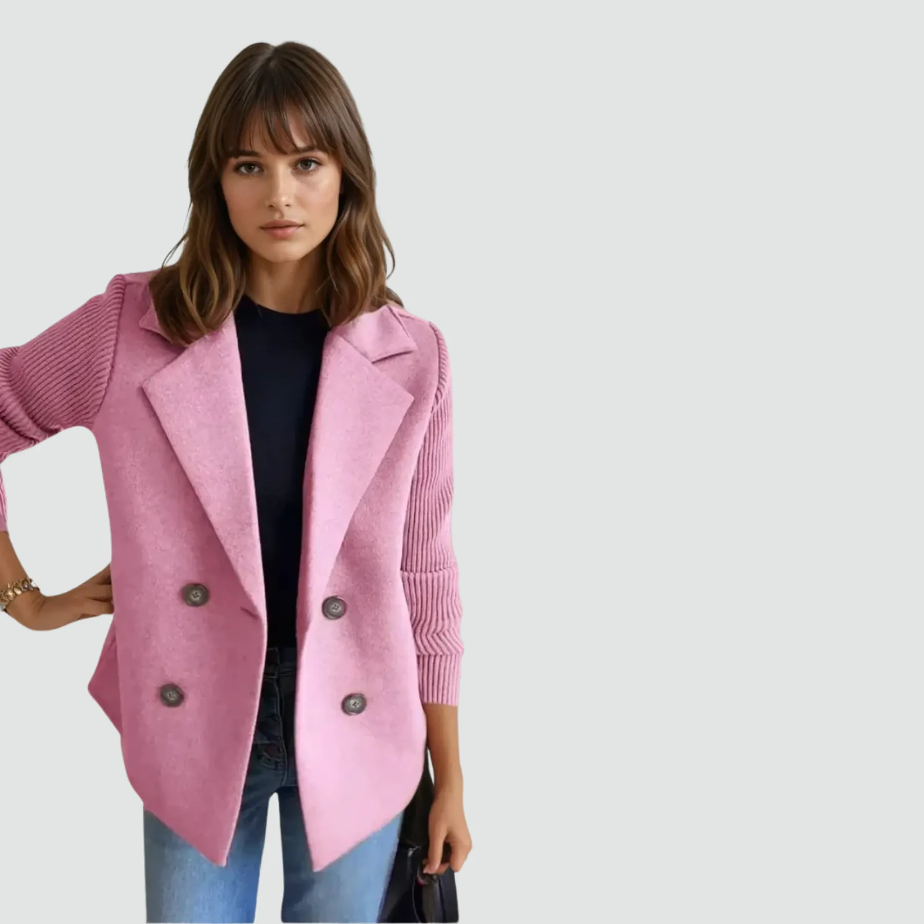 Helen - Knitted Blazer Coat