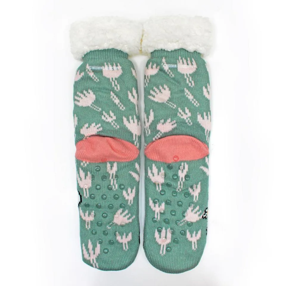 House of Disaster - Moomin Floral Slipper Socks