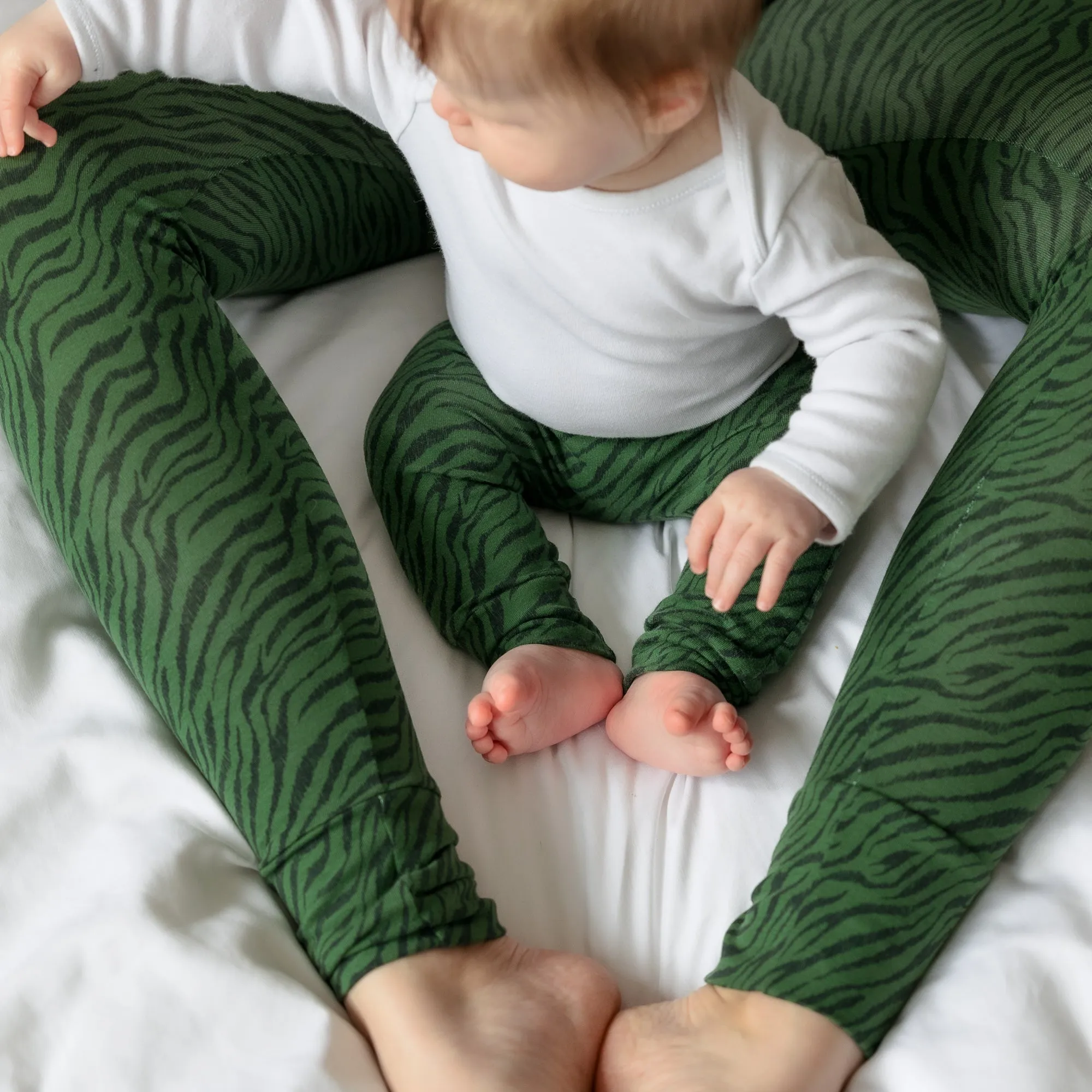 Khaki Tiger Print Leggings