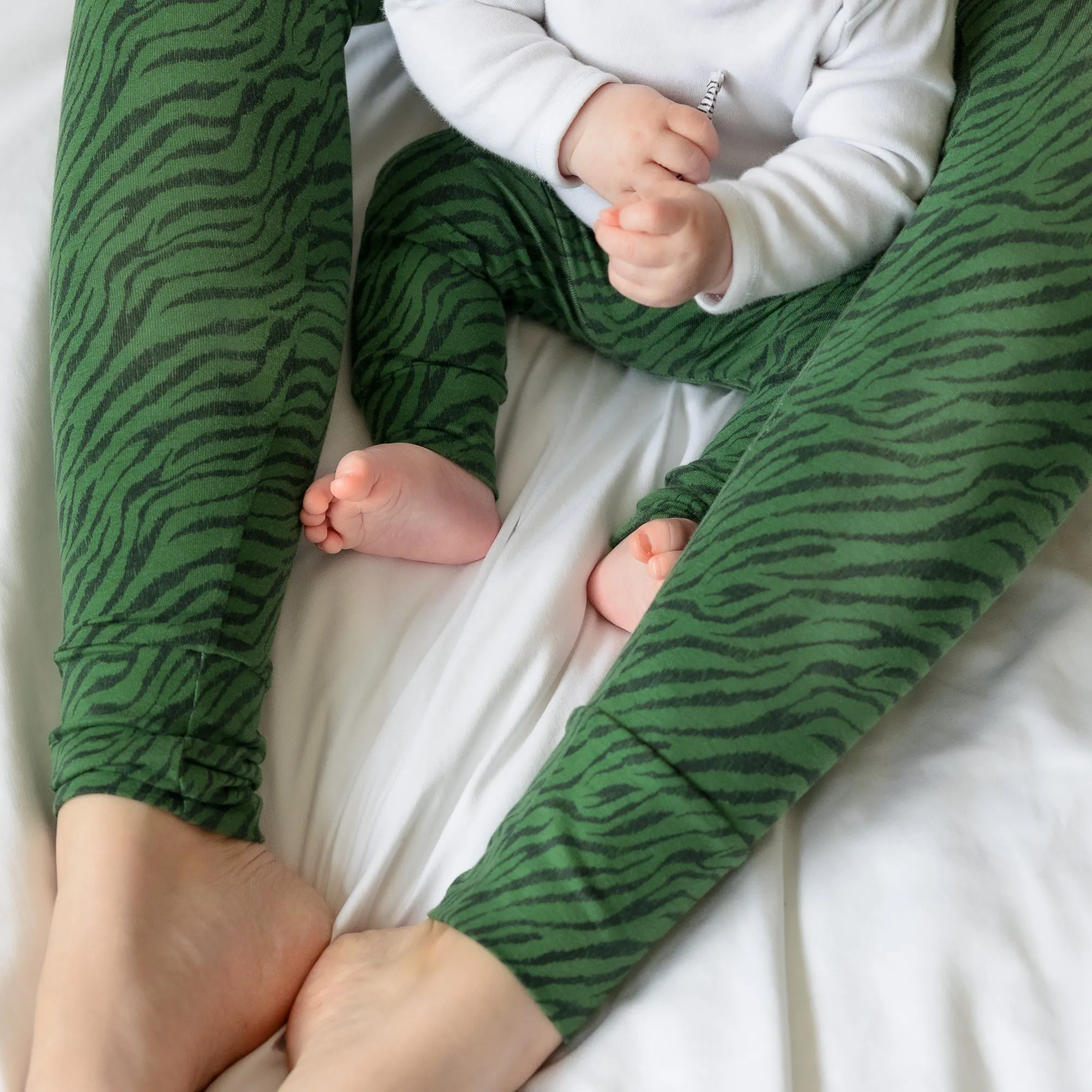 Khaki Tiger Print Leggings