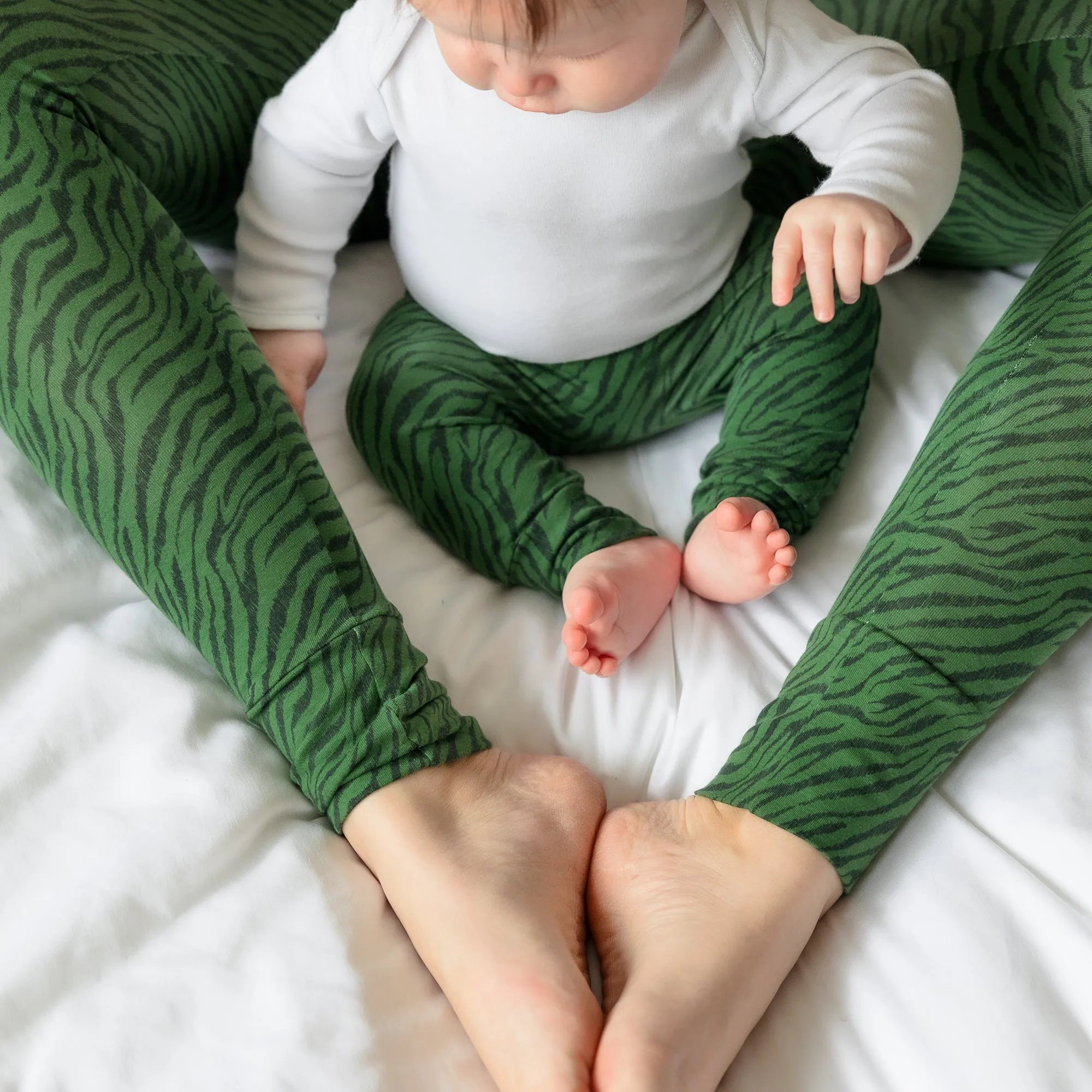 Khaki Tiger Print Leggings