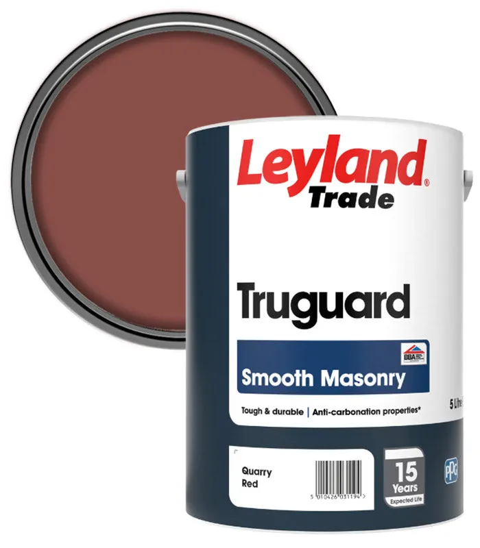 Leyland Trade Truguard Smooth 15 Year Masonry Paint - 5 Litre