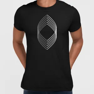 Modern Geometric Elements - Line Dots & Shapes Printed t-shirts Unisex Sample 06