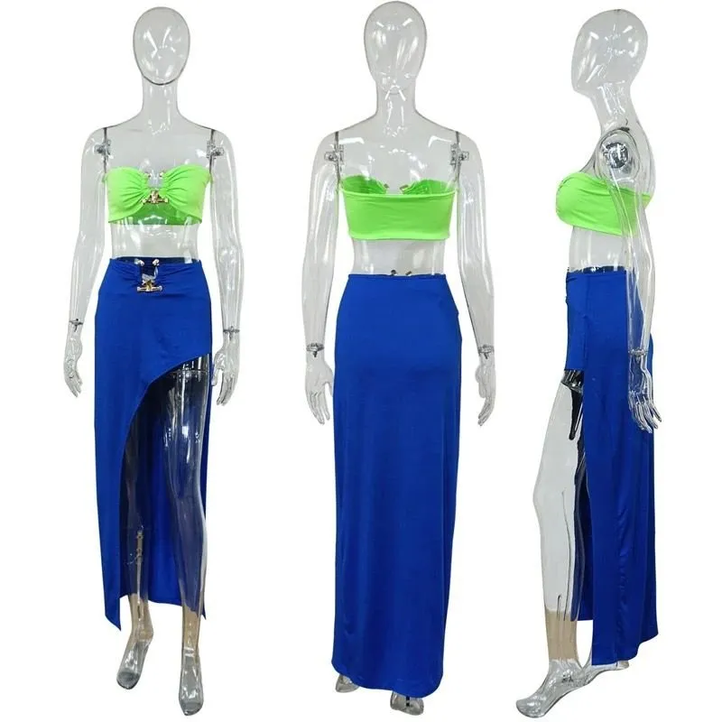Pankh Jalpari Two Piece Resort Wear Coord Set