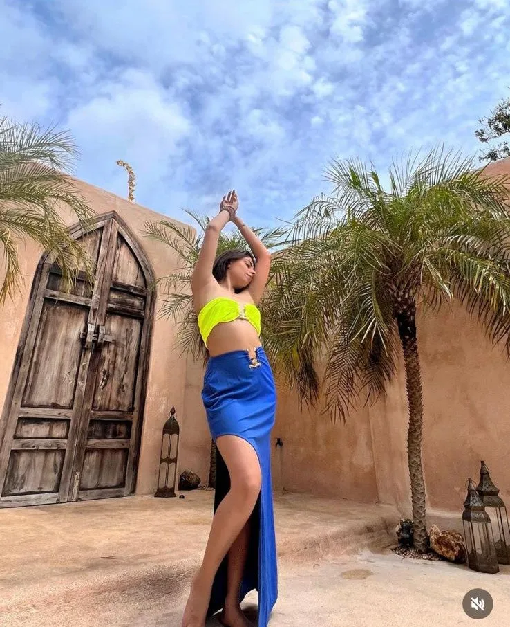 Pankh Jalpari Two Piece Resort Wear Coord Set