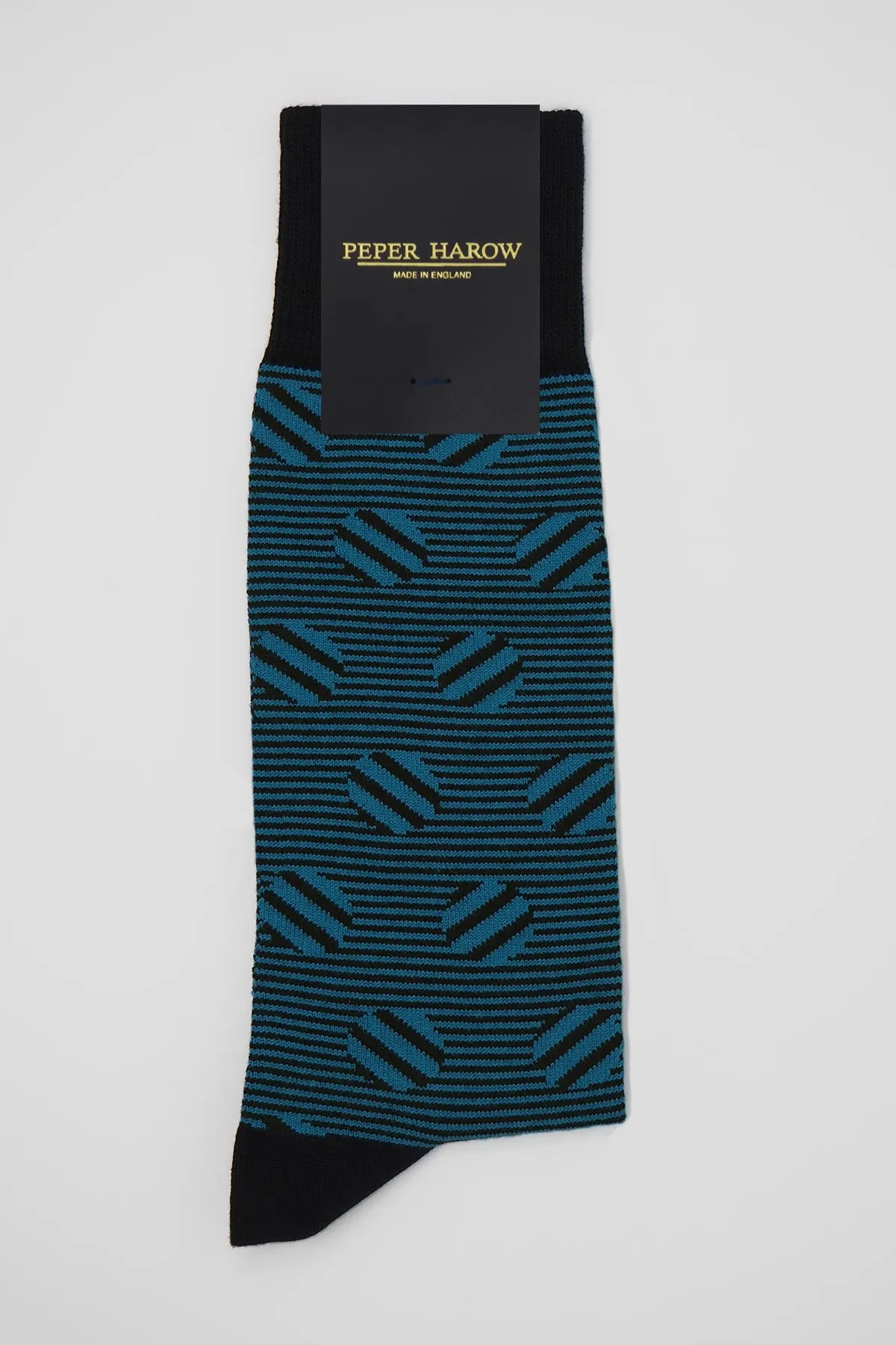 Polka Stripe Men's Socks - Sable