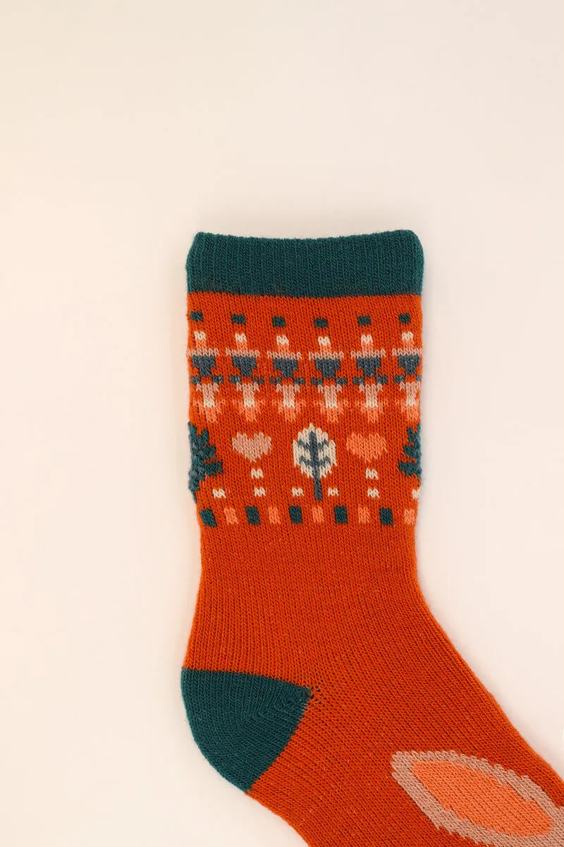 Powder Design Cute Hare Knitted Socks