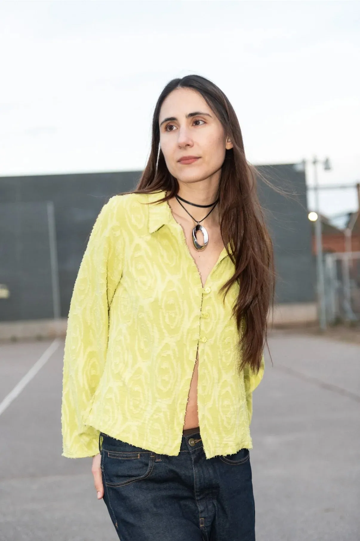 Puff and Pencil - Collared Blouses with Cone Sleeves