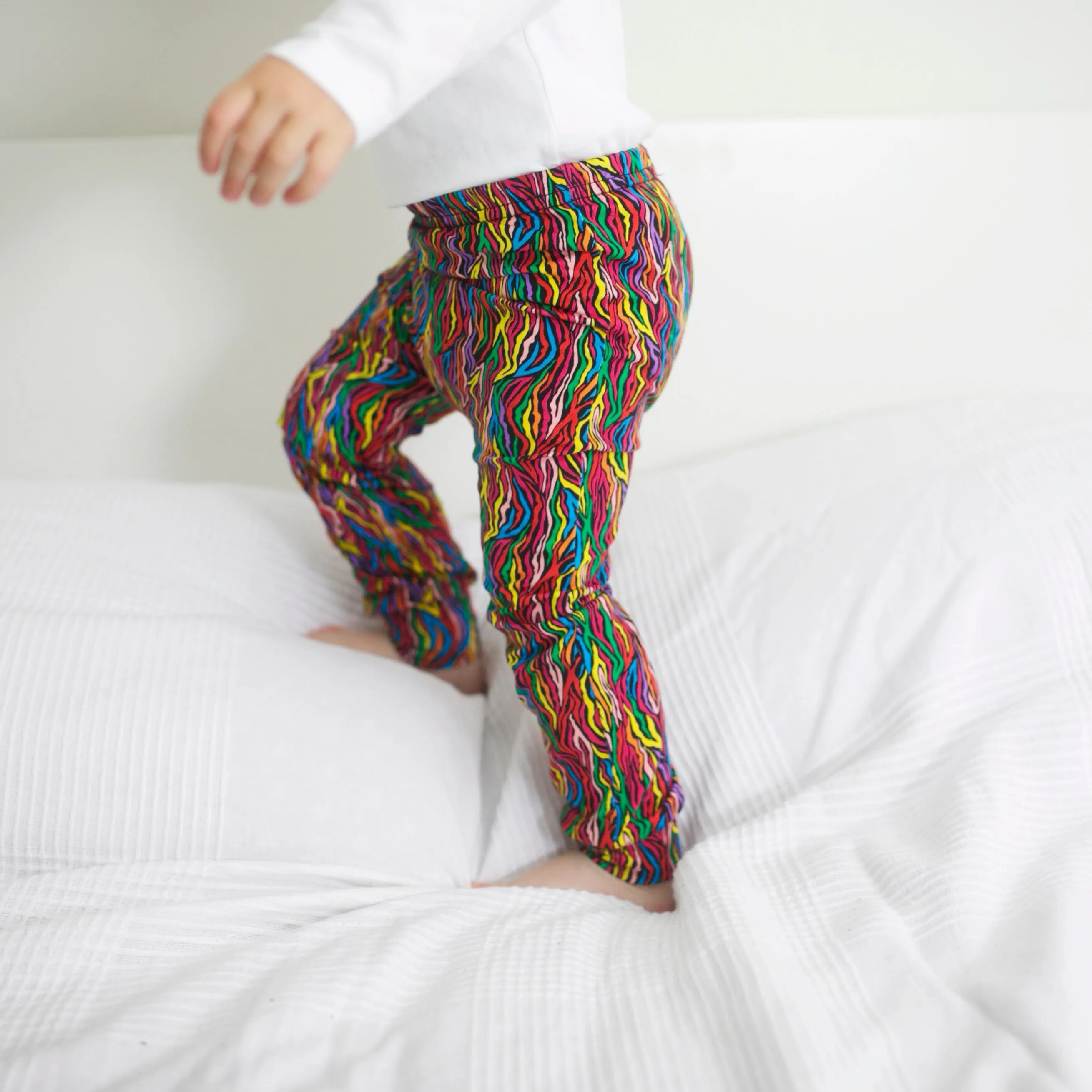 Rainbow Zebra Leggings