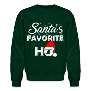 Santa's Favorite Ho - Funny Christmas Sweatshirt
