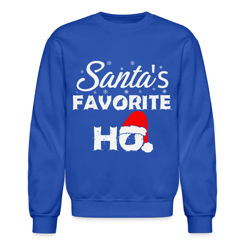Santa's Favorite Ho - Funny Christmas Sweatshirt