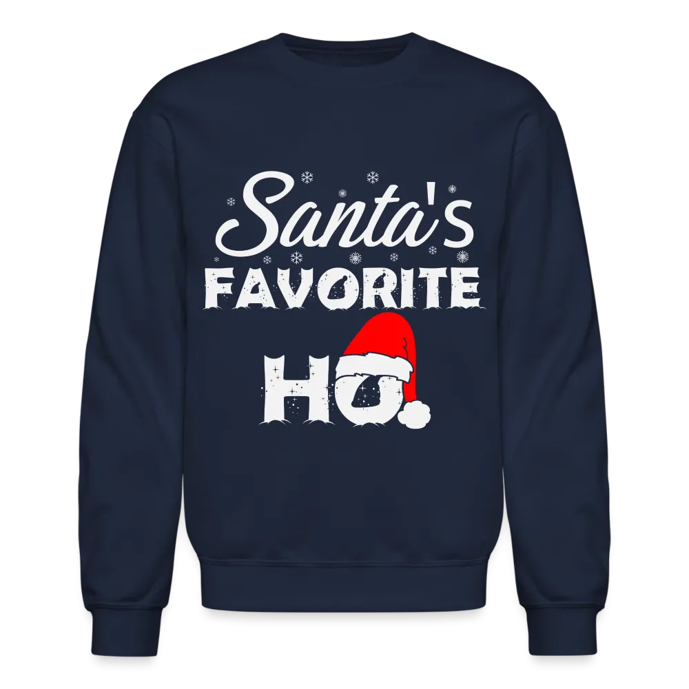 Santa's Favorite Ho - Funny Christmas Sweatshirt