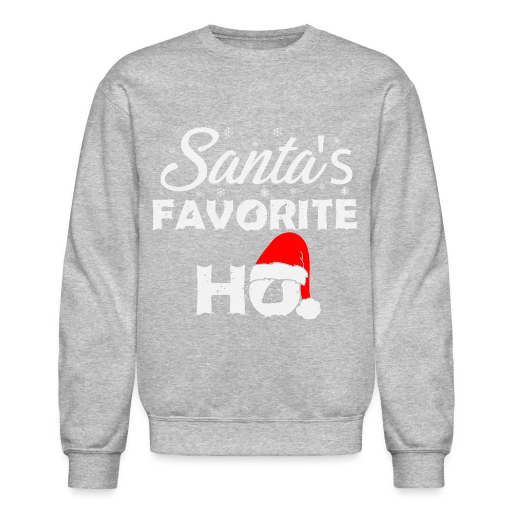 Santa's Favorite Ho - Funny Christmas Sweatshirt