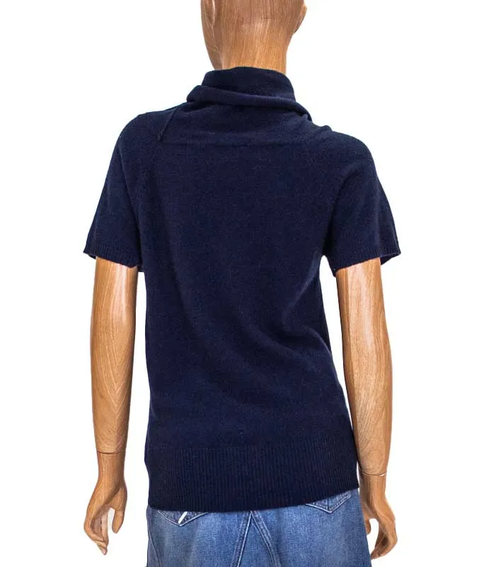 Short Sleeve Cashmere Sweater