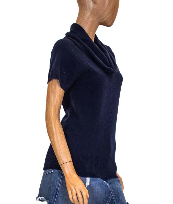 Short Sleeve Cashmere Sweater