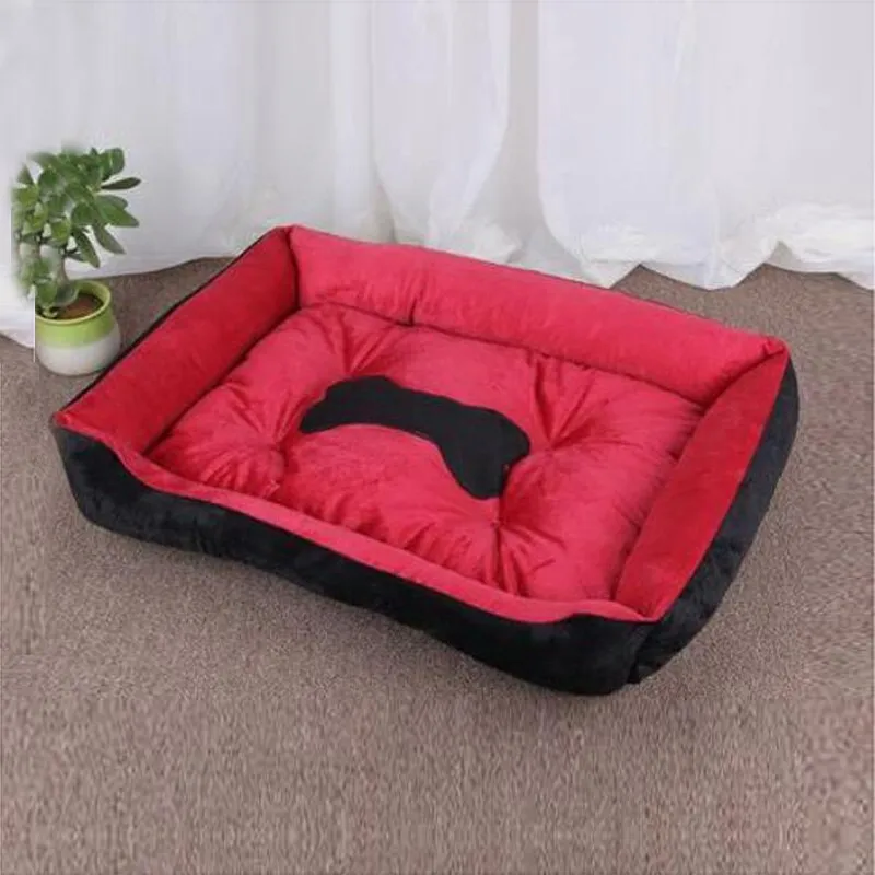 Soft Pet Bed | Flannel Thickened Pet Fleece Dog House | Soft Fleece Nest for Dogs & Cats | Breathable Puppy Kennel Mat | Comfy Baskets for Pets