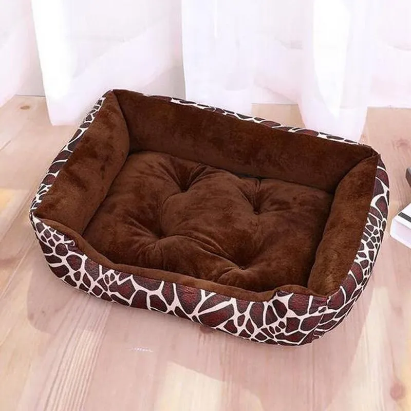 Soft Pet Bed | Flannel Thickened Pet Fleece Dog House | Soft Fleece Nest for Dogs & Cats | Breathable Puppy Kennel Mat | Comfy Baskets for Pets