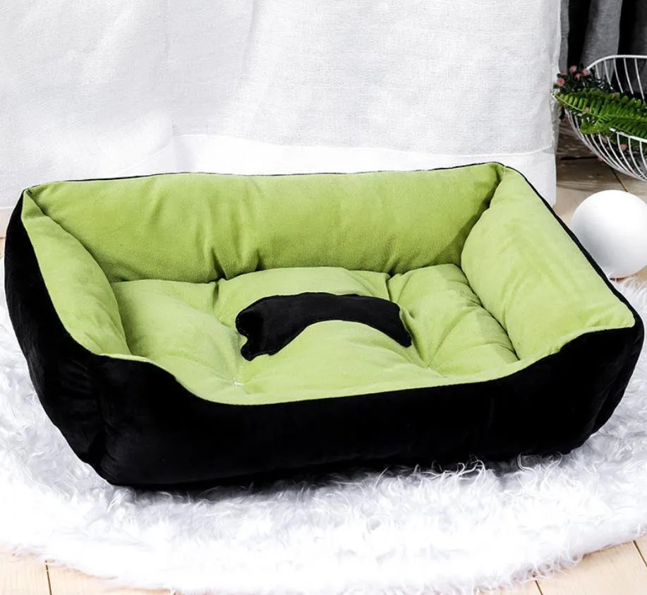 Soft Pet Bed | Flannel Thickened Pet Fleece Dog House | Soft Fleece Nest for Dogs & Cats | Breathable Puppy Kennel Mat | Comfy Baskets for Pets