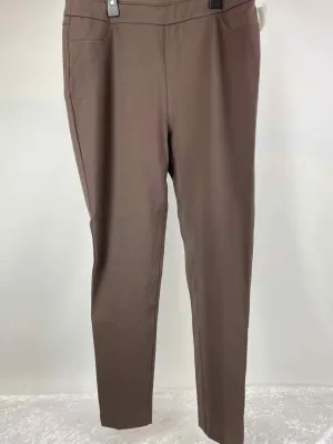 Soft Surroundings Women Size L Taupe NWT Stretch Pull On Pants